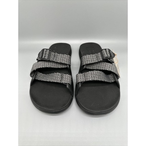 Chaco Chillos Slide Black/Grey Comfort Sandal JCH108445 Men's‎ US Sz 12 - Picture 2 of 8